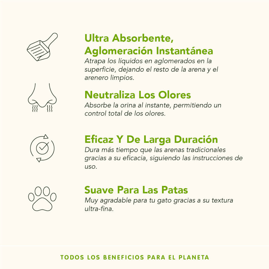 2.27 kg  Almo Nature Natural Soft Texture Arena para gatos, , large Imagen numero 3